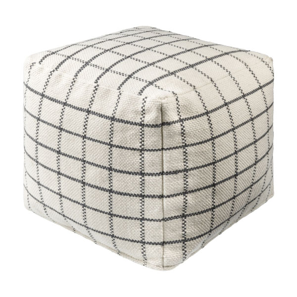 Essien Pouf- Dark Blue by Surya - Image 2